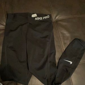 Nike pro black tights